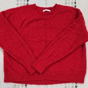 GB girls Red Sweater Classic Knit Top